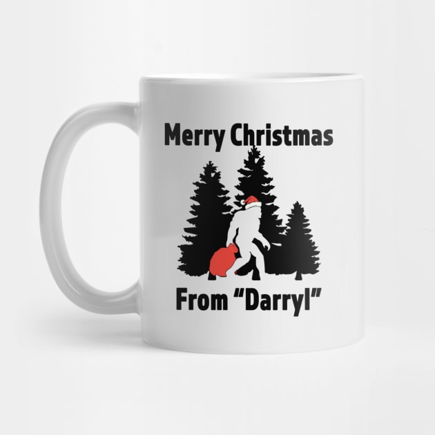 Merry Chiristmas From Daryl - Great Christmas Gift for the Believer - Black Lettering & Multi Color Logo design2 by RKP'sTees